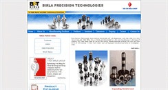 Desktop Screenshot of birlaprecision.in
