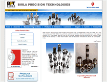 Tablet Screenshot of birlaprecision.in